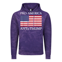 Cloud Purple pro america anti trump shirt   american usa flag resist t shirt Vintage Hoodie - linhVisuals