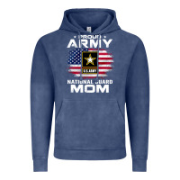 Vintage Denim proud army national guard mom with american flag gift pullover hoodie Vintage Hoodie - linhVisuals