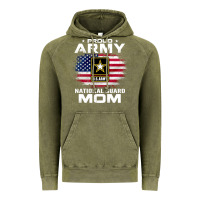 Vintage Olive proud army national guard mom with american flag gift pullover hoodie Vintage Hoodie - linhVisuals