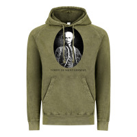 Vintage Olive comte de saint germain occultist philosopher Vintage Hoodie - linhVisuals