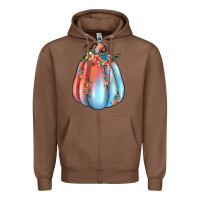 Chestnut flowers pumpkin Zipper Hoodie - JahusDesignShop