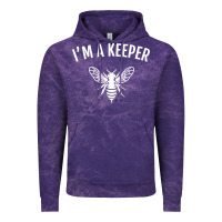 Cloud Purple beekeeper im a keeper Vintage Hoodie - linhVisuals