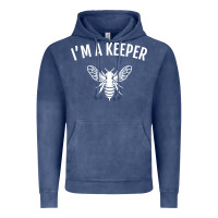 Vintage Denim beekeeper im a keeper Vintage Hoodie - linhVisuals