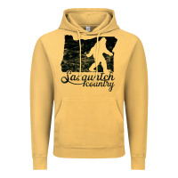 Vintage Mustard sasquatch country   sasquatch Vintage Hoodie - linhVisuals