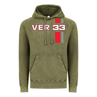 Vintage Olive race 33 Vintage Hoodie - linhVisuals