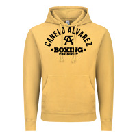 Vintage Mustard canelo alvarez boxing Vintage Hoodie - linhVisuals