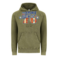 Vintage Olive spirit of 76    bicentennial Vintage Hoodie - linhVisuals