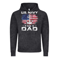 Vintage Black u.s navy proud dad with american flag gift veteran day t shirt Vintage Hoodie - linhVisuals