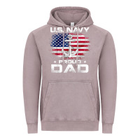 Vintage Zinc u.s navy proud dad with american flag gift veteran day t shirt Vintage Hoodie - linhVisuals