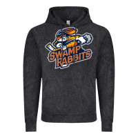 Vintage Black greenville swamp rabbits Vintage Hoodie - linhVisuals