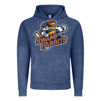 Vintage Denim greenville swamp rabbits Vintage Hoodie - linhVisuals