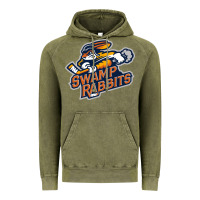 Vintage Olive greenville swamp rabbits Vintage Hoodie - linhVisuals