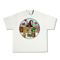 Pistachio Christmas Gnome Urban Heavy Tee - FaDigitalArtStudio