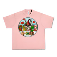 Salmon Christmas Gnome Urban Heavy Tee - FaDigitalArtStudio