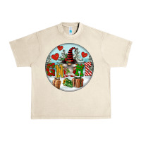 Sandshell Christmas Gnome Urban Heavy Tee - FaDigitalArtStudio