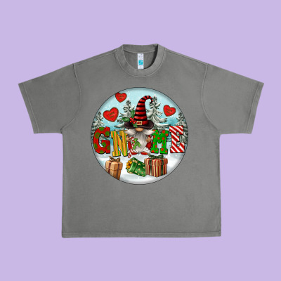 Christmas Gnome Urban Heavy Tee Designed By Fadigitalartstudio
