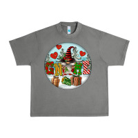 Tornado Christmas Gnome Urban Heavy Tee - FaDigitalArtStudio