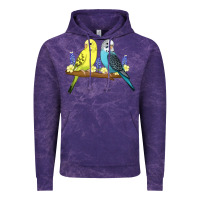 Cloud Purple cute budgies Vintage Hoodie - linhVisuals