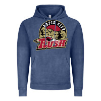 Vintage Denim rapid city rush Vintage Hoodie - linhVisuals