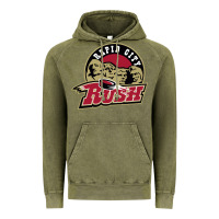 Vintage Olive rapid city rush Vintage Hoodie - linhVisuals
