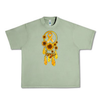 Oil Green childhood cancer awareness dreamcatcher Urban Heavy Tee - Jasminsmagicworld