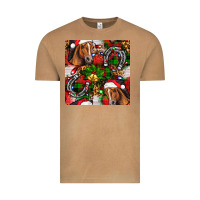 Vintage Camel christmas horse leopard Vintage Tee - FaDigitalArtStudio