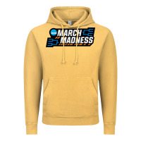 Vintage Mustard MARCH MADNESS Vintage Hoodie - linhVisuals