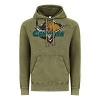 Vintage Olive utah grizzlies Vintage Hoodie - linhVisuals