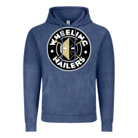 Vintage Denim wheeling nailers Vintage Hoodie - linhVisuals