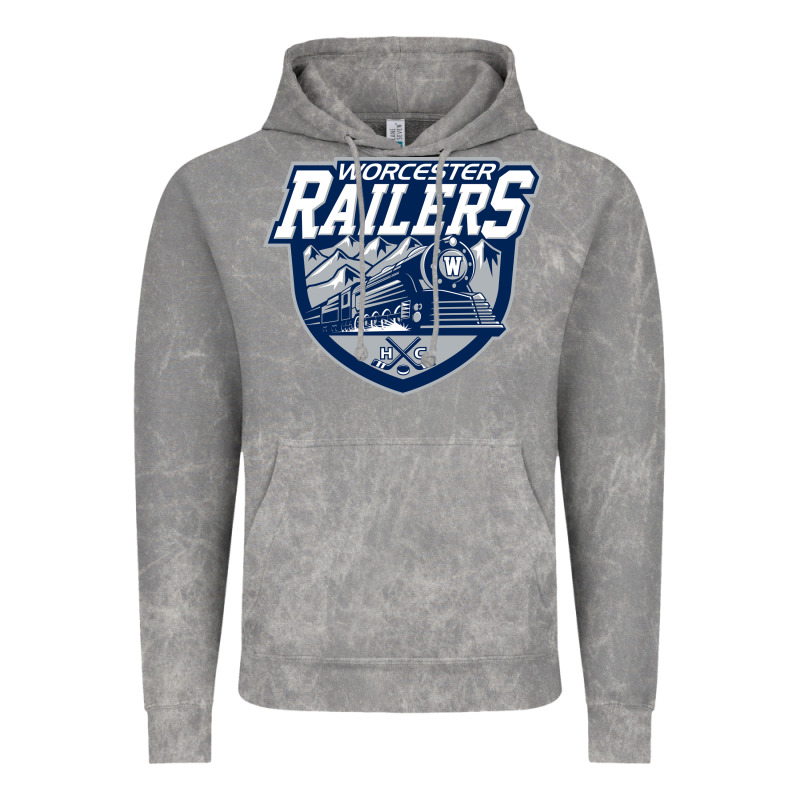 Worcester Railers Vintage Hoodie by linhVisuals | Teevron