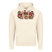 Vintage Artic Christmas Dog Coffee Vintage Hoodie - CowhideDigitalArt