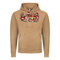Vintage Camel Christmas Dog Coffee Vintage Hoodie - CowhideDigitalArt