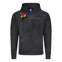 Vintage Black world taekwondo sports Vintage Hoodie - linhVisuals