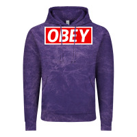 Cloud Purple obey Vintage Hoodie - linhVisuals