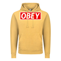 Vintage Mustard obey Vintage Hoodie - linhVisuals
