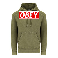 Vintage Olive obey Vintage Hoodie - linhVisuals