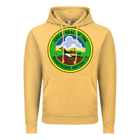 Vintage Mustard great seal of the muscogee nation Vintage Hoodie - linhVisuals