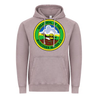 Vintage Zinc great seal of the muscogee nation Vintage Hoodie - linhVisuals