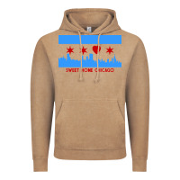 Vintage Coffee sweet home chicago Vintage Hoodie - linhVisuals
