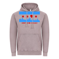 Vintage Zinc sweet home chicago Vintage Hoodie - linhVisuals