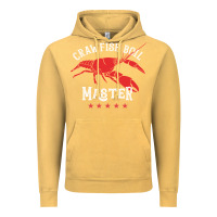 Vintage Mustard 5 stars crawfish boil master big red lobster Vintage Hoodie - linhVisuals