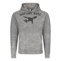 Cloud Rock airplane mode funny traveling design with flying plane Vintage Hoodie - linhVisuals