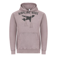 Vintage Zinc airplane mode funny traveling design with flying plane Vintage Hoodie - linhVisuals