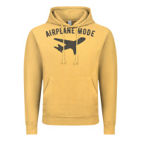 Vintage Mustard airplane mode funny traveling design with flying plane Vintage Hoodie - linhVisuals
