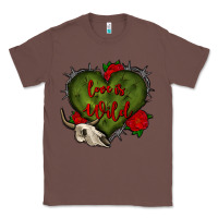 Chestnut love is wild with bullskull olivia Classic Tee - OliviaCreatesArt