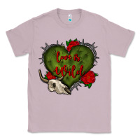 Lilac love is wild with bullskull olivia Classic Tee - OliviaCreatesArt