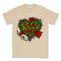 Mushroom love is wild with bullskull olivia Classic Tee - OliviaCreatesArt