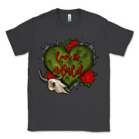 Smoke love is wild with bullskull olivia Classic Tee - OliviaCreatesArt