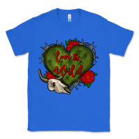True Royal love is wild with bullskull olivia Classic Tee - OliviaCreatesArt