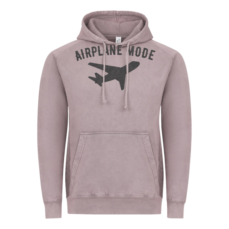 Airplane Mode Funny Traveling Design With Flying Plane Vintage Hoodie by linhVisuals | Teevron